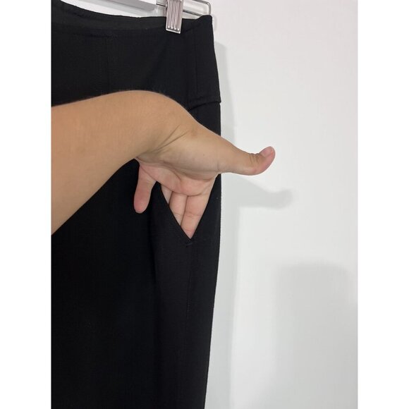 Cabi Camden Black Wide Leg Trousers Pants #3392L Size 10 - Picture 6 of 8